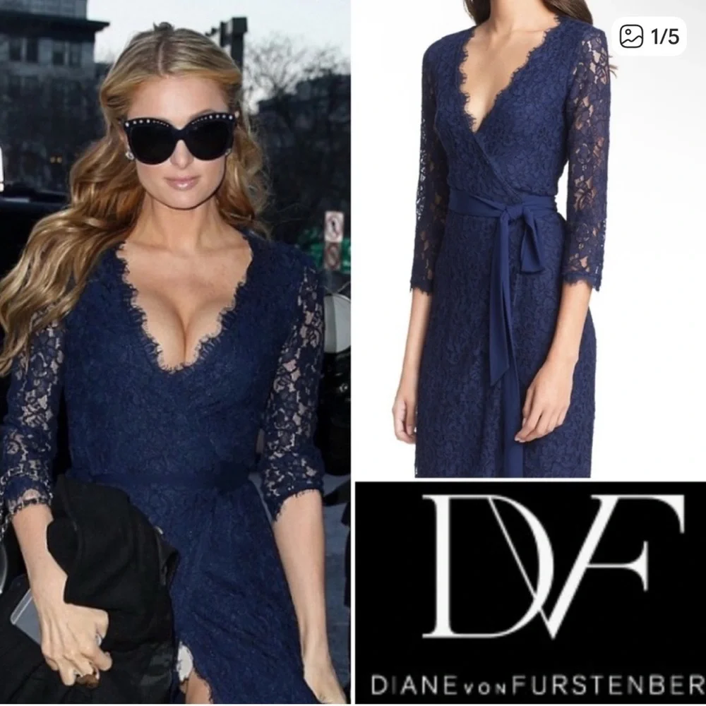 dvf julianna lace wrap dress Diane von Furstenberg Julianna Lace Wrap Dress